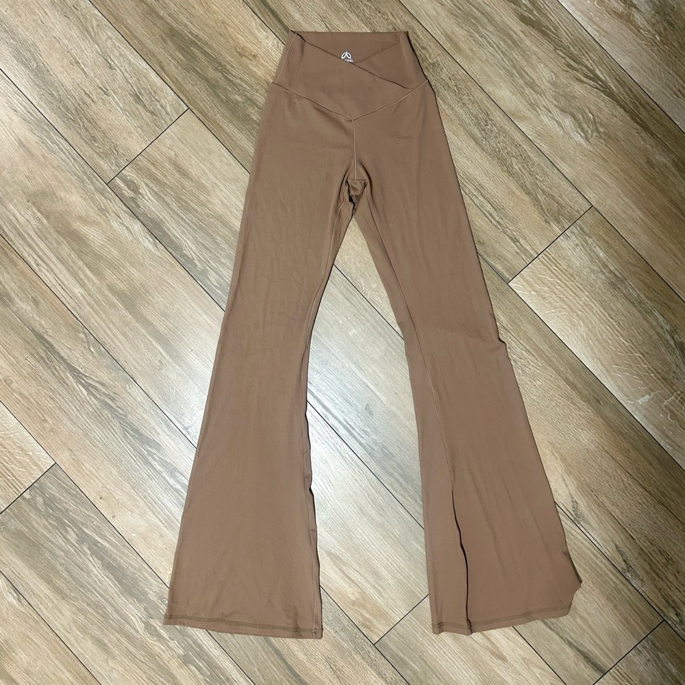 Camel/Brown Flared Leggings